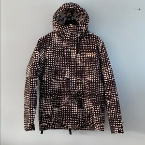 BILLABONG polka dots winter/ski/snowboard jacket